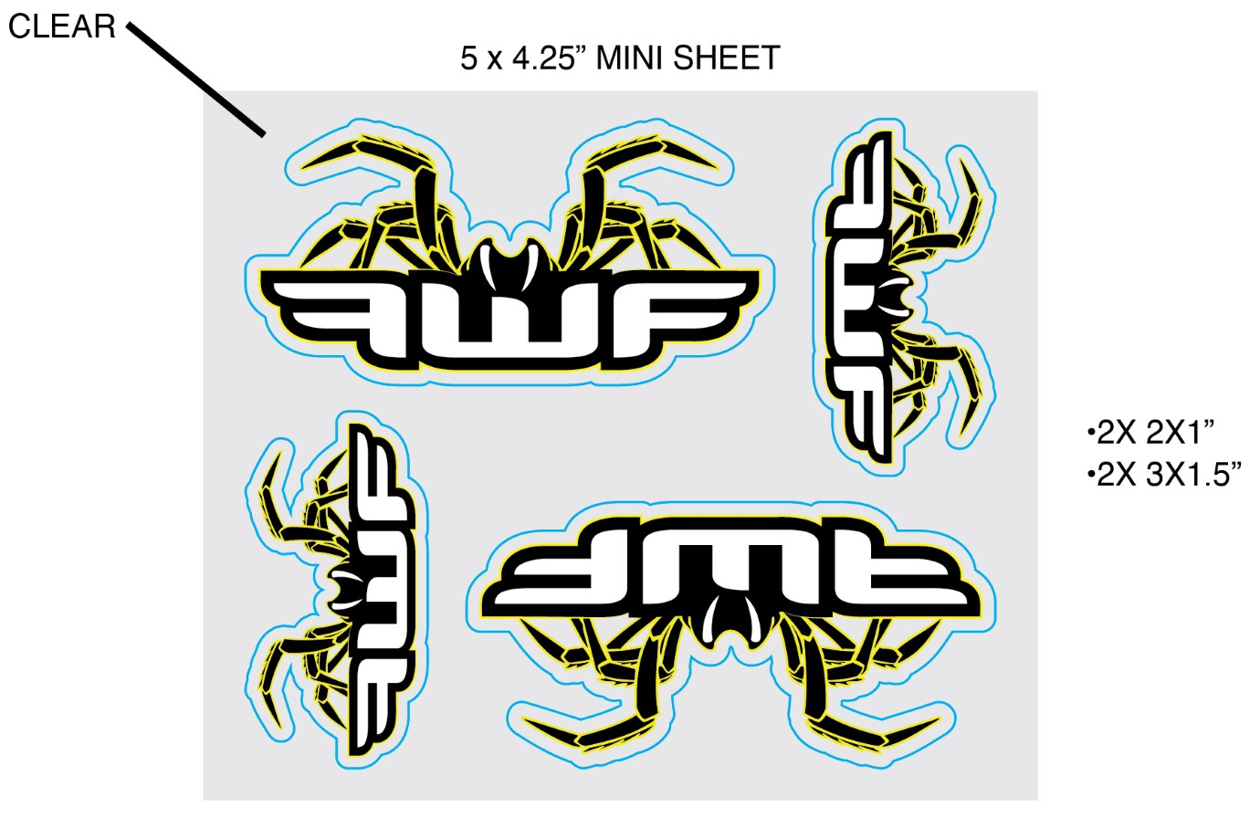 FWF Mini Sticker Sheet