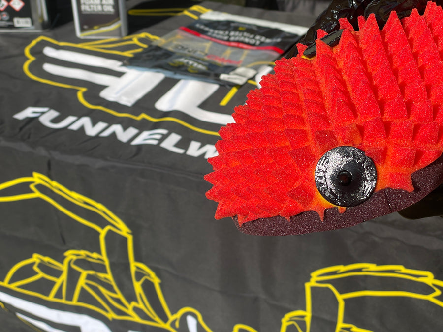 FunnelWeb pyramid-profile air filter